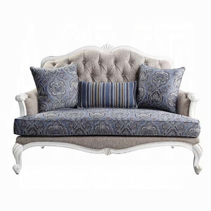 ACME Ciddrenar Loveseat W/3 Pillows