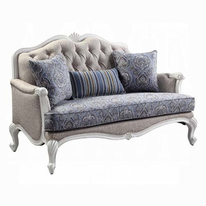 ACME Ciddrenar Loveseat W/3 Pillows