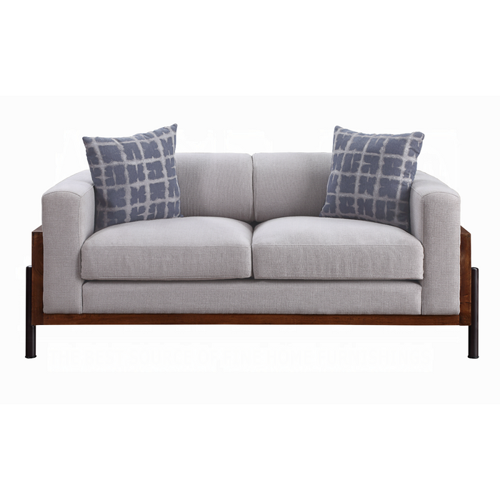 ACME Pelton Loveseat W/2 Pillows