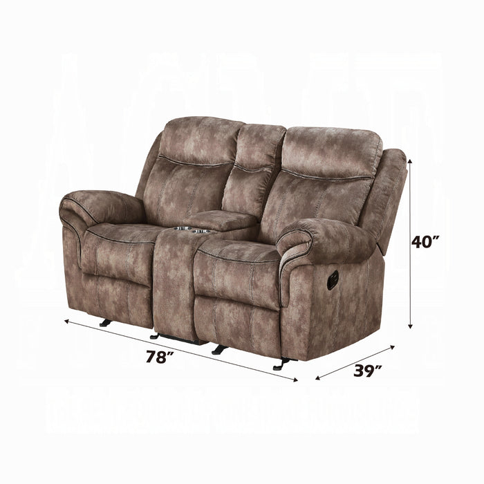 ACME Zubaida Motion Loveseat & Console W/USB