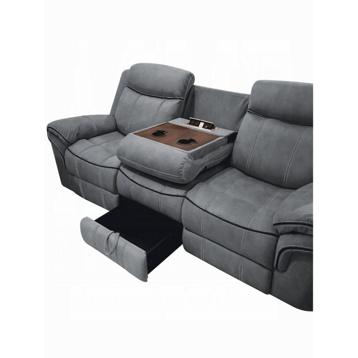 ACME Zubaida Motion Sofa & Console W/USB