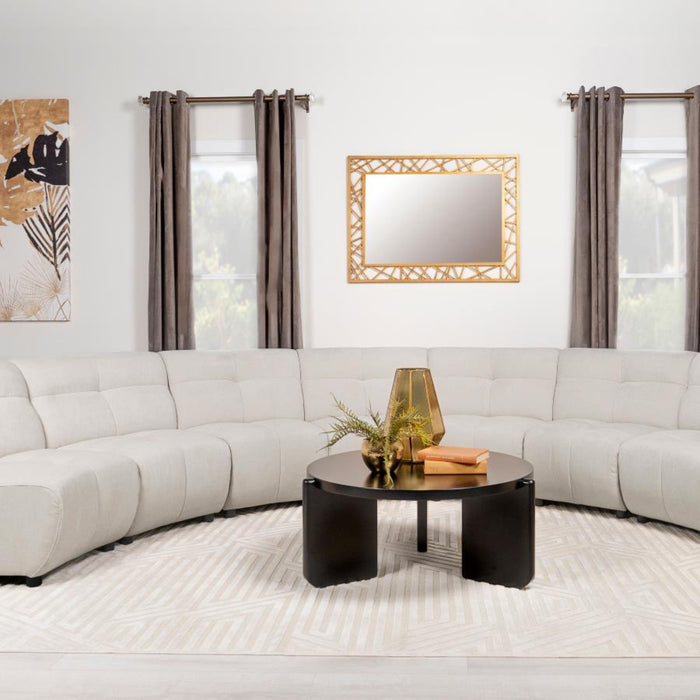 Coaster Charlotte 5-piece Upholstered Modular Sectional Sofa Ivory