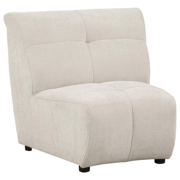 Coaster Charlotte 5-piece Upholstered Modular Sectional Sofa Ivory