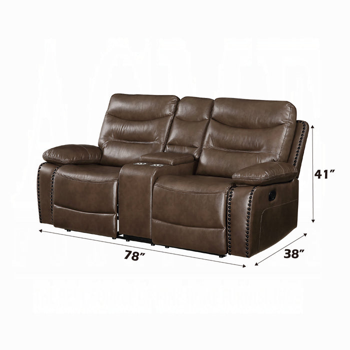 ACME Aashi Motion Loveseat W/Console