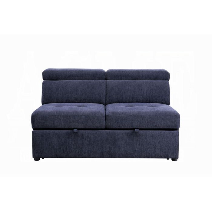 ACME Nekoda Sectional Sofa W/Storage & Ottoman