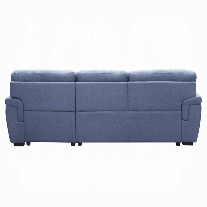 ACME Haruko Reversible Sectional Sofa W/Sleeper & Storage