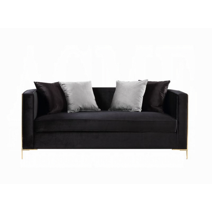 ACME Fergal Loveseat W/4 Pillows