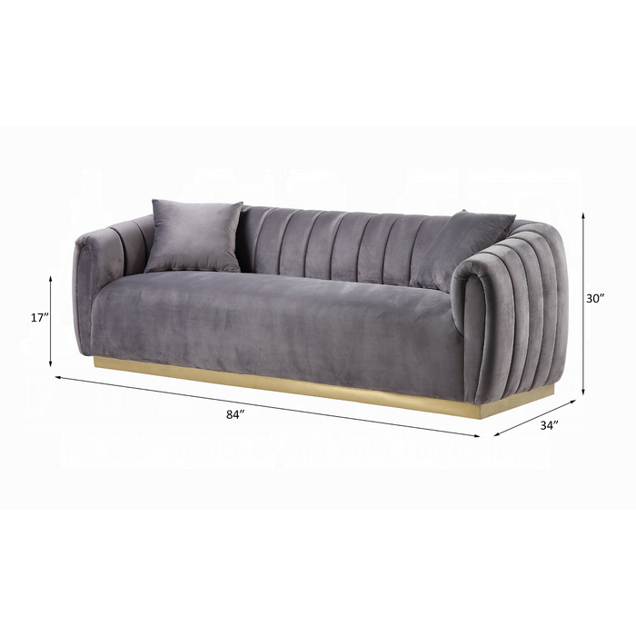 ACME Elchanon Sofa W/2 Pillows