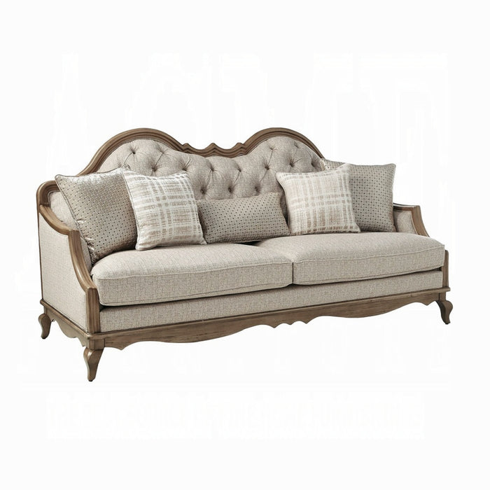 ACME Chelmsford Sofa W/5 Pillows