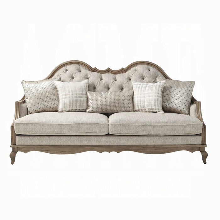 ACME Chelmsford Sofa W/5 Pillows