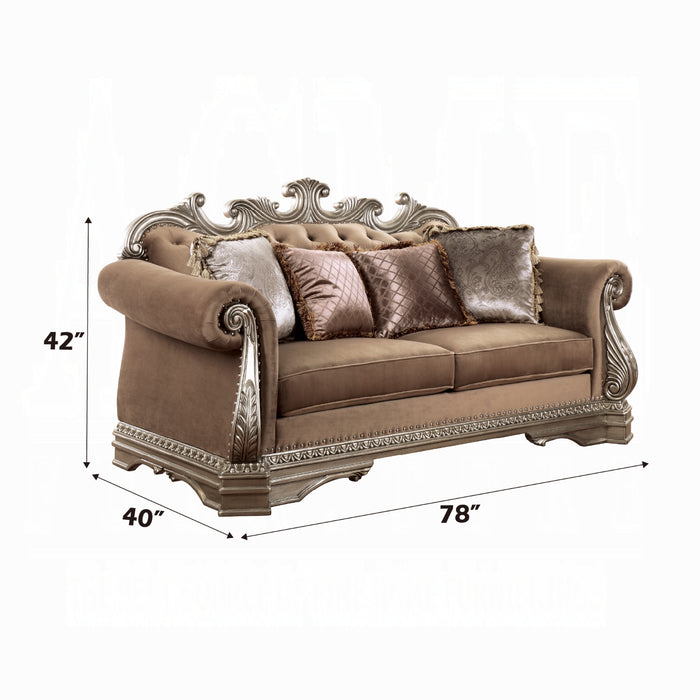 ACME Northville Loveseat W/4 Pillows