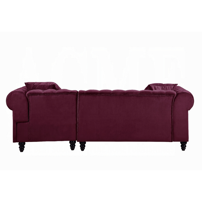 ACME Adnelis Sectional Sofa W/2 Pillows