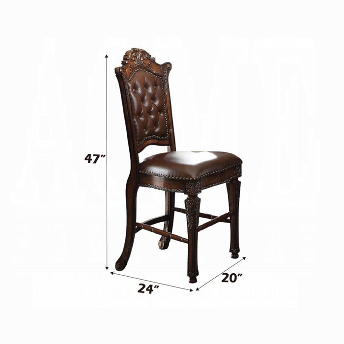 ACME Vendome Counter Height Chair (Set-2)