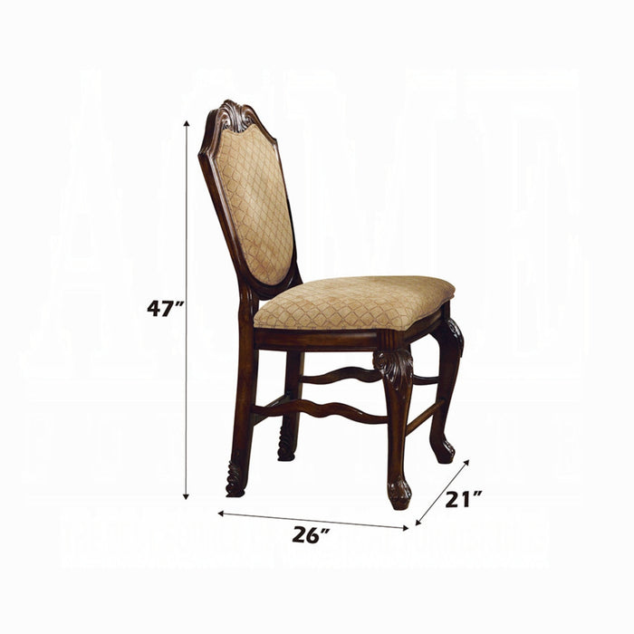 ACME Chateau De Ville Counter Height Chair (Set-2)