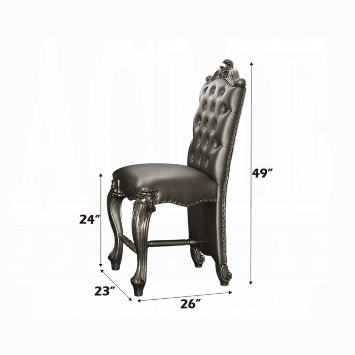 ACME Versailles Counter Height Chair (Set-2)