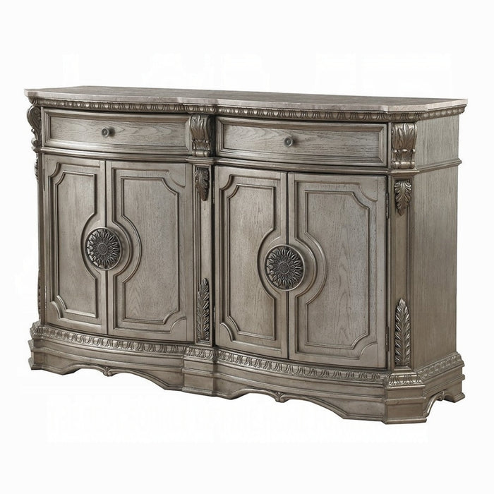 ACME Northville Server W/Marble Top