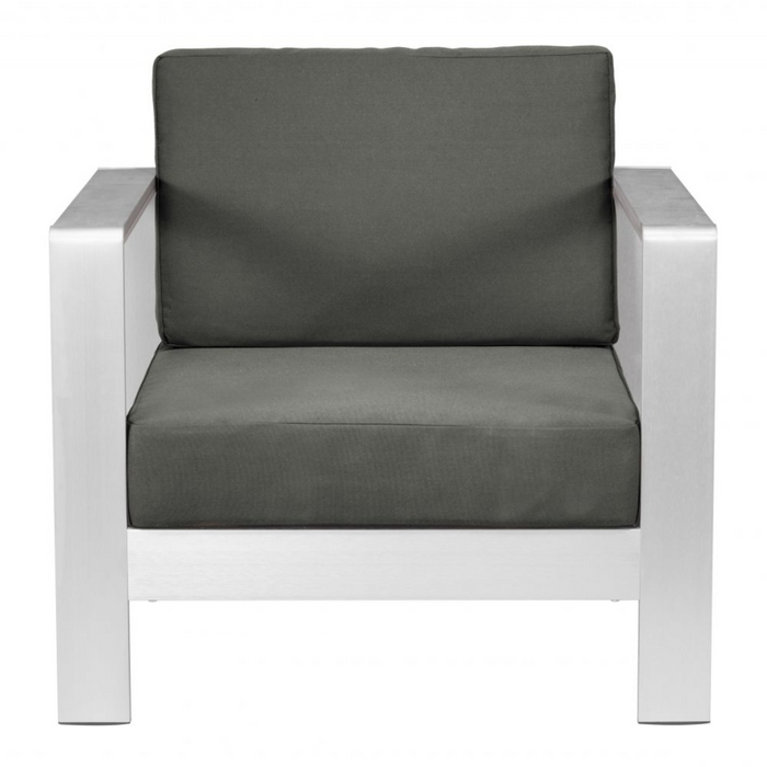 Zuo Cosmopolitan Armchair Dark Gray