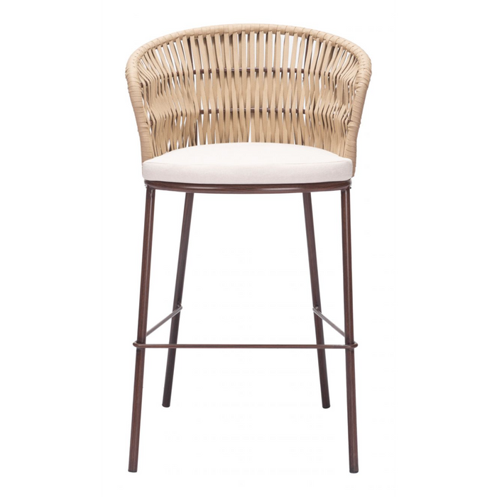 Zuo Freycinet Barstool Natural