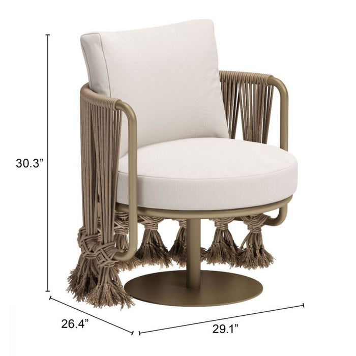 Zuo Uzel Accent Chair White