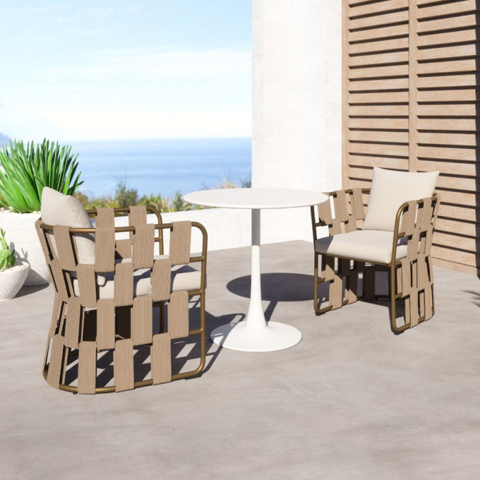 Zuo Quadrat Dining Chair White