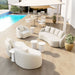 Zuo Sunny Isles Loveseat Beige - Bed & Sofa Hub