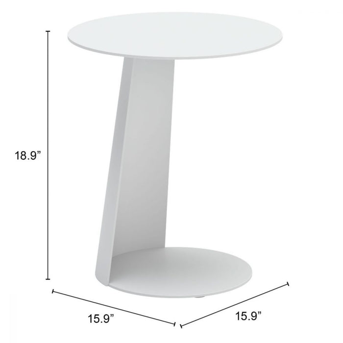 Zuo Sunny Isles Side Table White