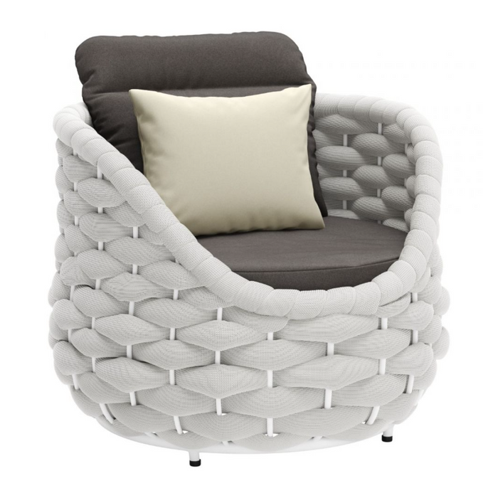 Zuo Coral Reef Accent Chair Gray