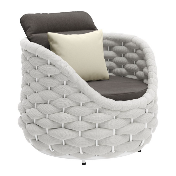 Zuo Coral Reef Accent Chair Gray