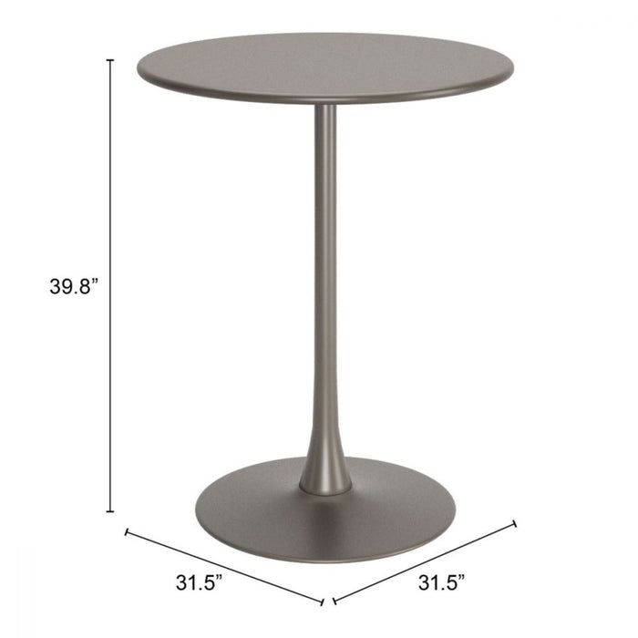 Zuo Soleil Bar Table Taupe