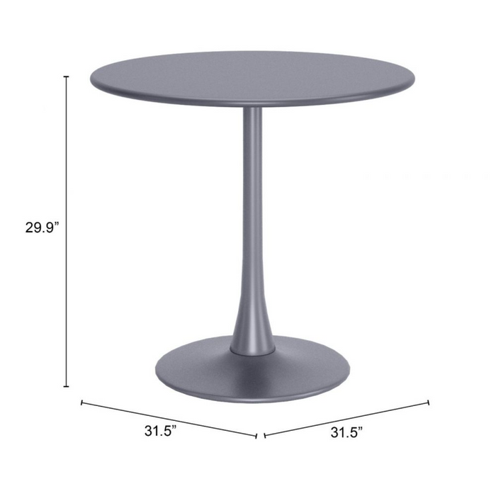 Zuo Soleil Dining Table Gray