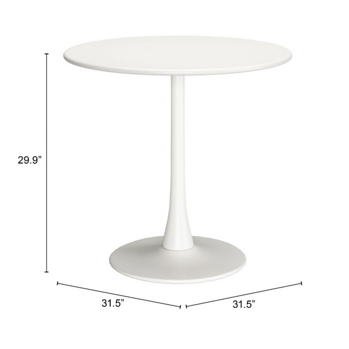 Zuo Soleil Dining Table White