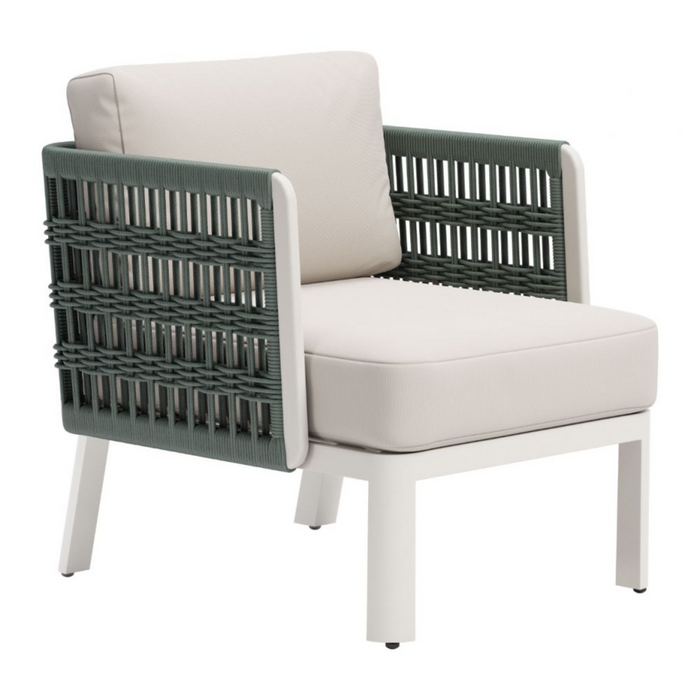 Zuo Bridgehampton Armchair White