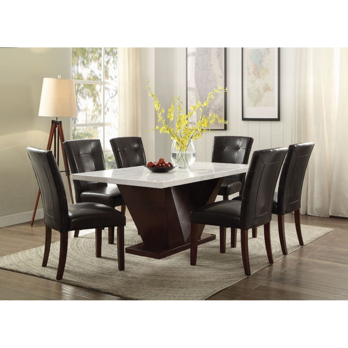 ACME Forbes Dining Table W/Marble Top