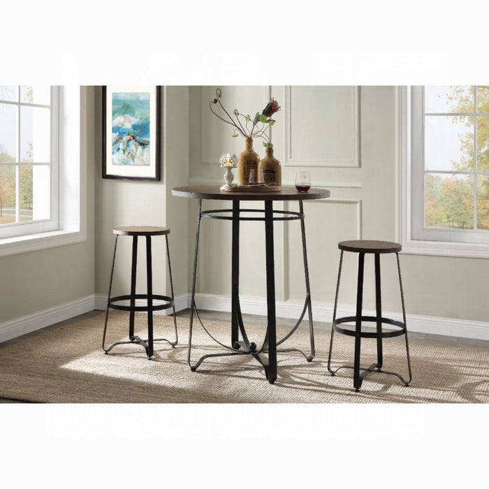 ACME Nirav 3PC Bar Table Set