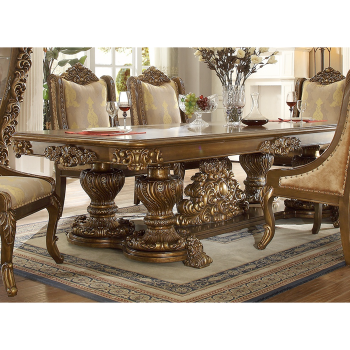 Homey Design HD-8011 – 7PC DINING SET - Bed & Sofa Hub