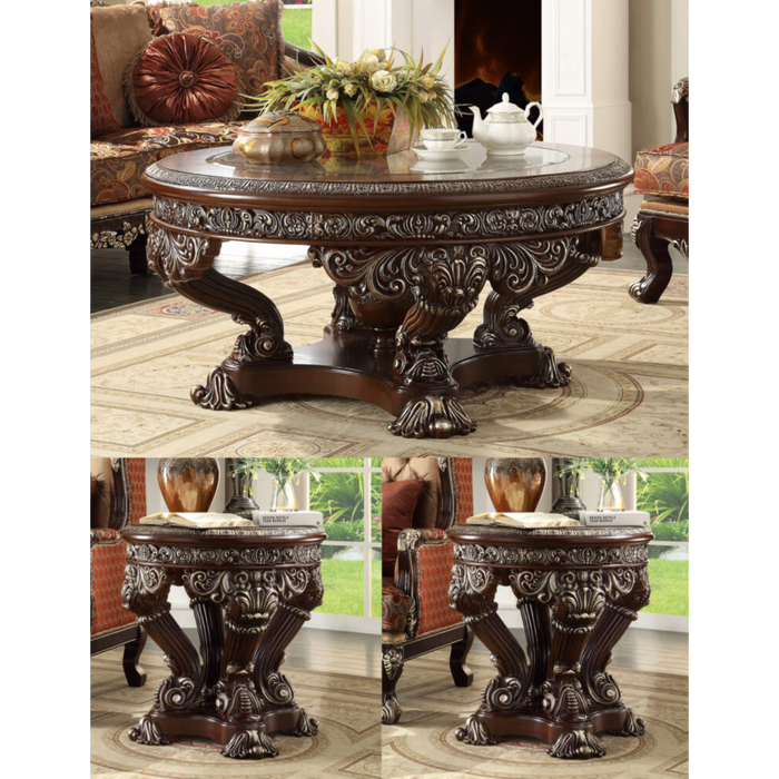 Homey Design Hd-8017 – 3 Pc Coffee Table Set Accent Furniture