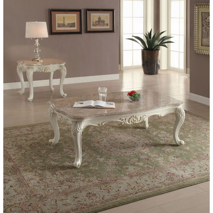 ACME Chantelle Coffee Table W/Marble Top