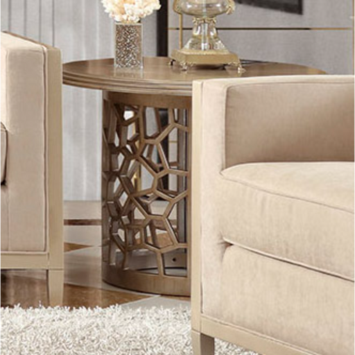 Homey Design Hd-8913 Cham – End Table - Bed & Sofa Hub