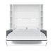 Maxima House Vertical European Queen Size Murphy Bed Invento with Sofa and Two Cabinets - Bed & Sofa Hub