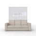 Maxima House Invento European Queen Size Vertical Murphy Bed with Sofa - Bedroom Set - Bed & Sofa Hub
