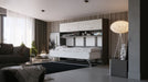 Maxima House Horizontal Murphy Bed Invento, European Full XL Size with cabinet, mattress included IN140H-11W - Bed & Sofa Hub