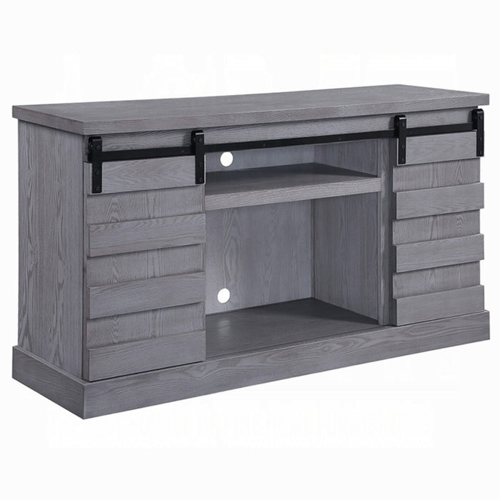 ACME Amrita Tv Stand W/Fireplace