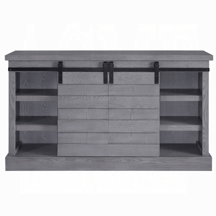 ACME Amrita Tv Stand W/Fireplace