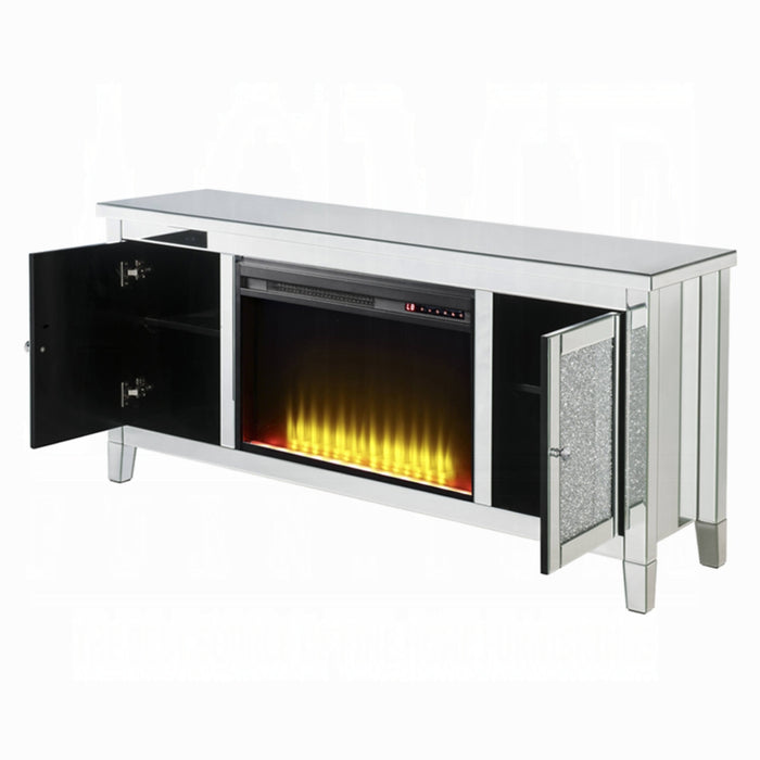 ACME Noralie Tv Stand W/Fireplace