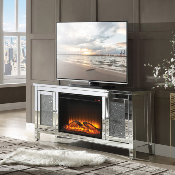 ACME Noralie Tv Stand W/Fireplace