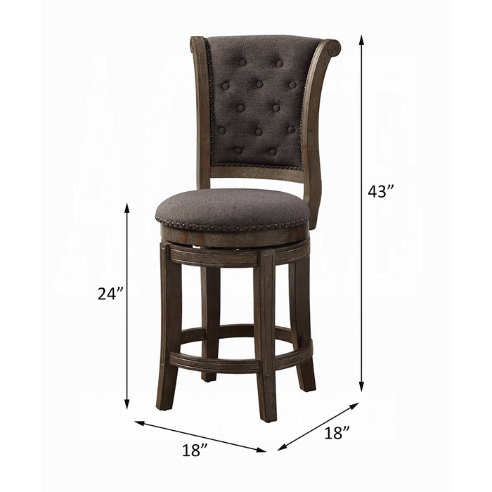 ACME Glison Counter Height Chair (Set-2)