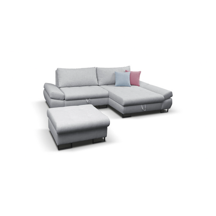 Maxima House GREY Sectional Sleeper Sofa