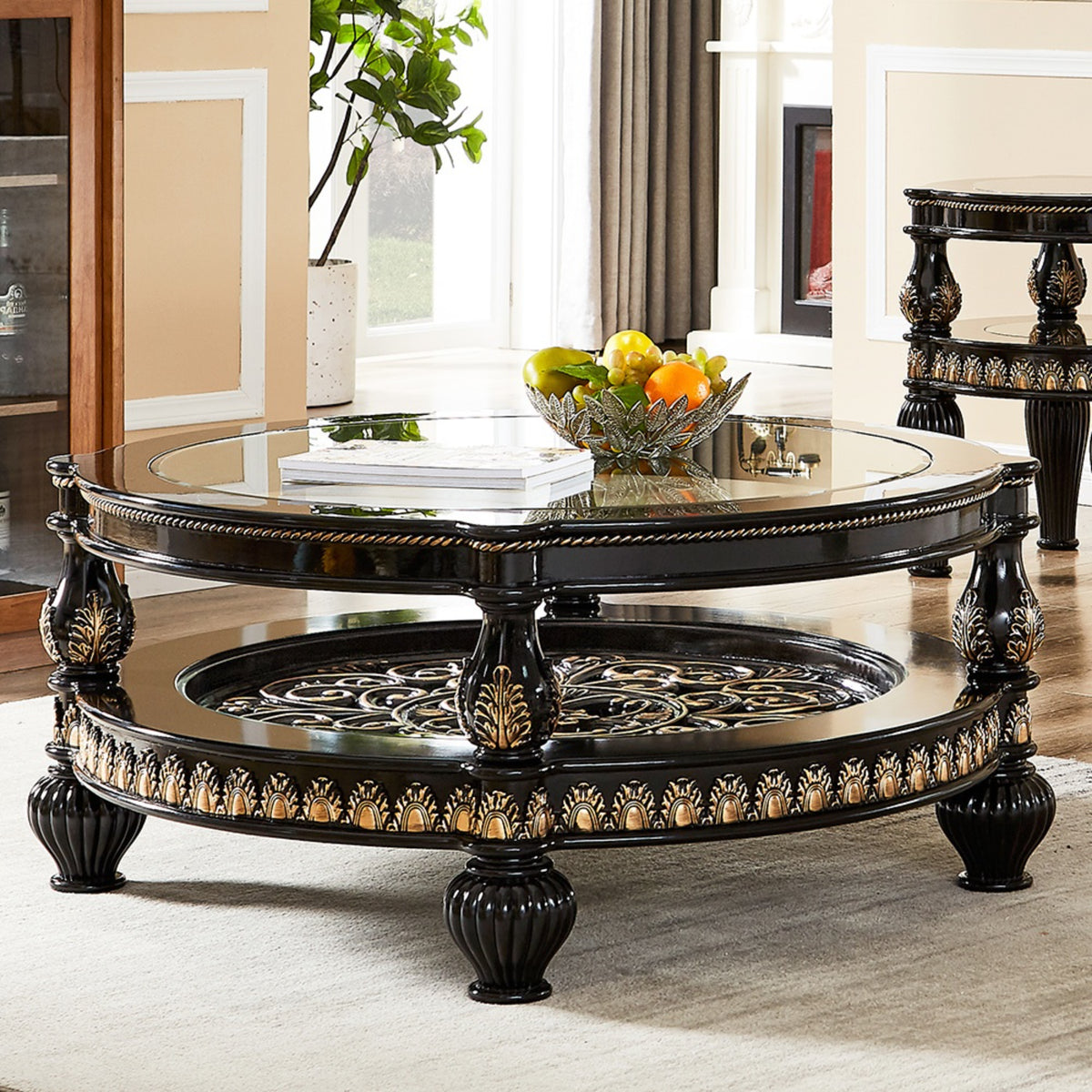Homey Design Hd-1208 – 3 Pc Coffee Table Set Accent Furniture — Bed ...