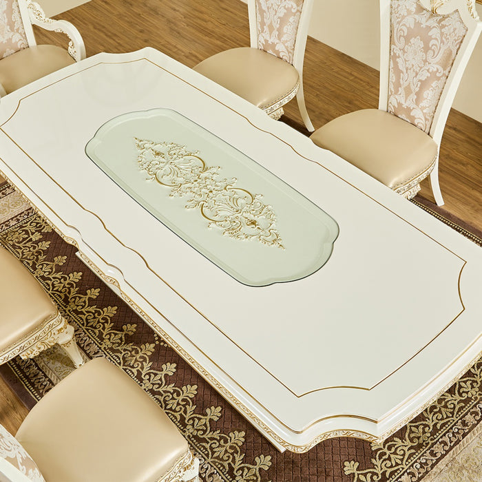 Homey Design HD-1882 – 7PC DINING SET - Bed & Sofa Hub