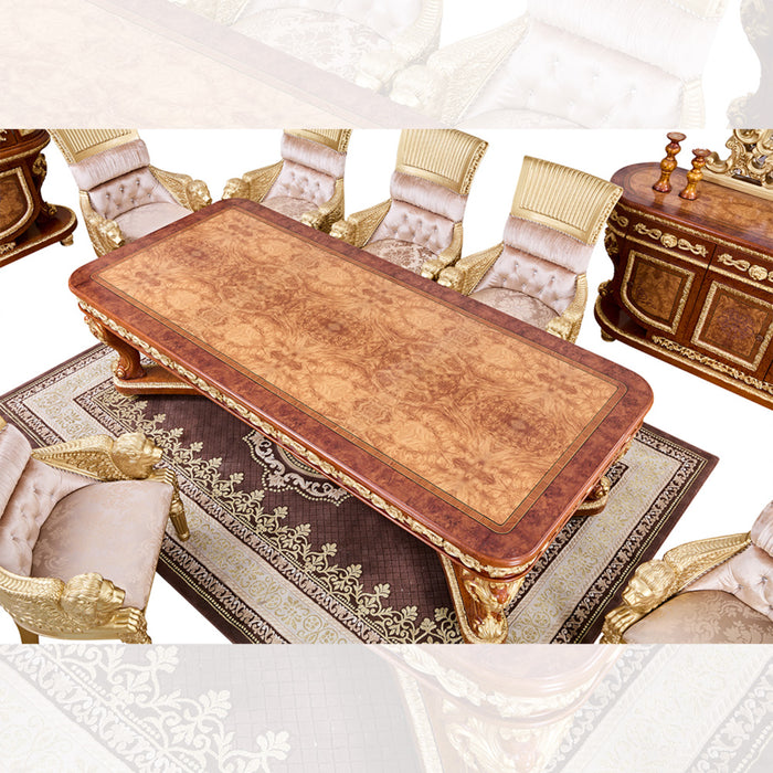 Homey Design HD-8024 – 7PC DINING SET - Bed & Sofa Hub
